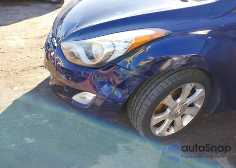 2012 Hyundai Elantra Limited from USA, damaged, VIN 5NPDH4AE8CH094163